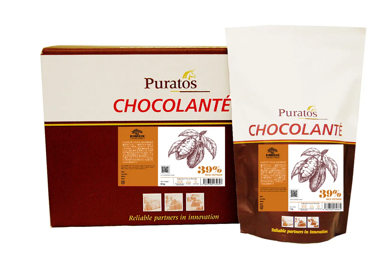 ショコランテ・ベトナム・ミルク39％CT - Puratos